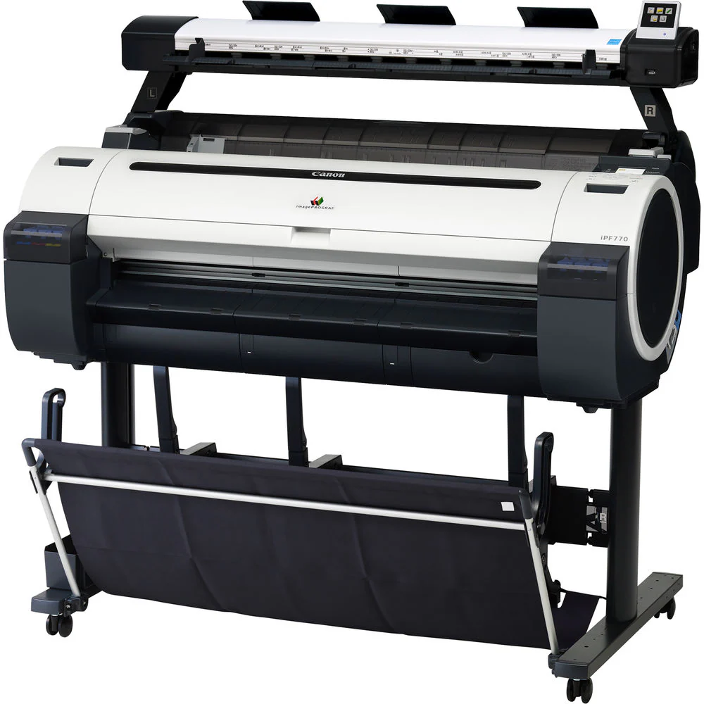 Canon imagePROGRAF iPF770 36-inch 1 Roll Wide Format Printer with Scanner - Image 2