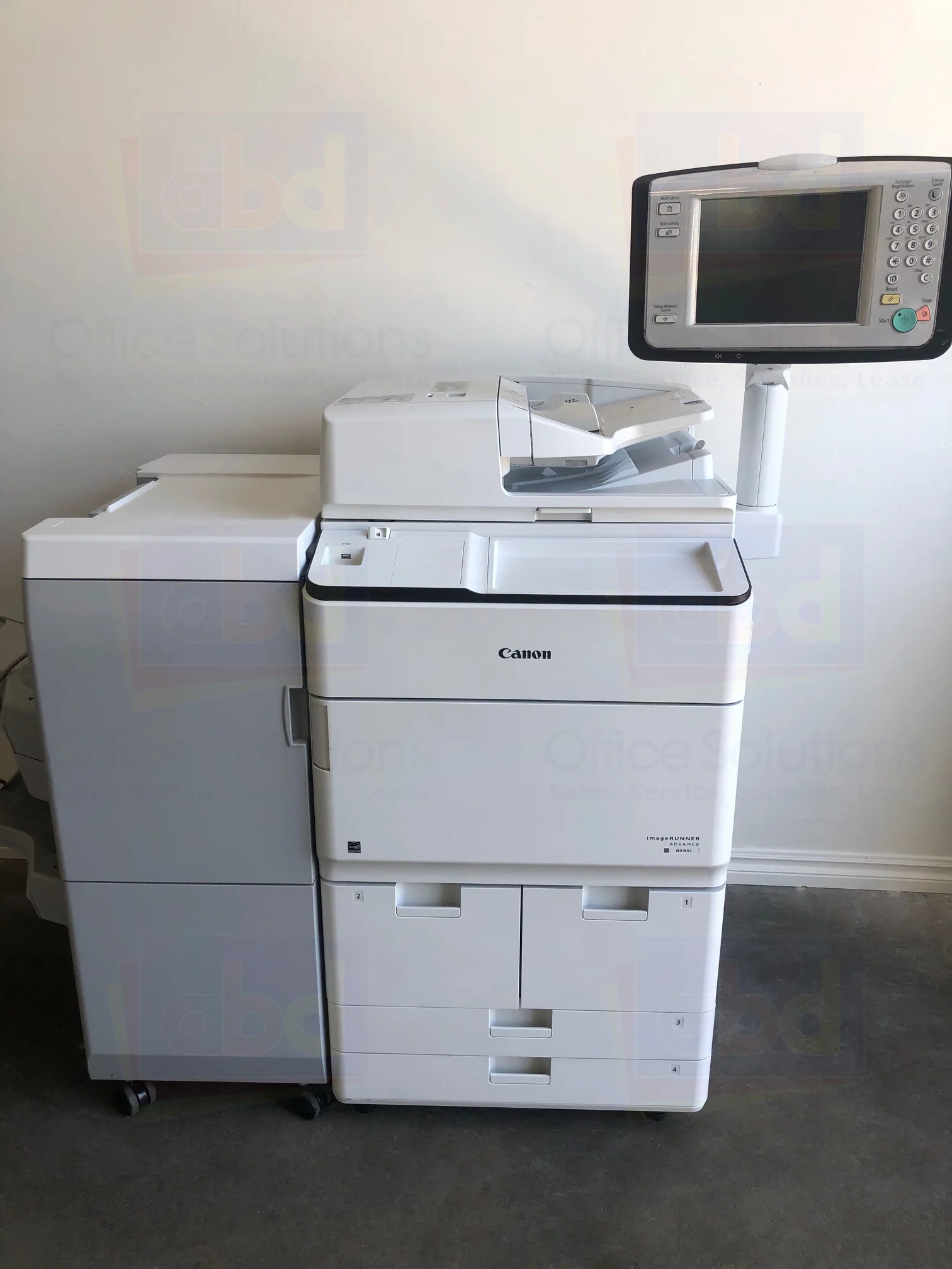 Canon ImageRunner Advance 8595i A3 Mono Laser Multifunction Printer - Image 2