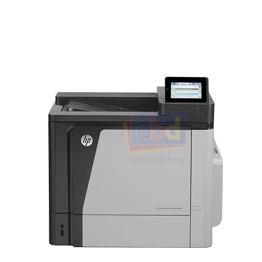 HP Color LaserJet Enterprise M651n A4 Color Laser Printer - Image 3