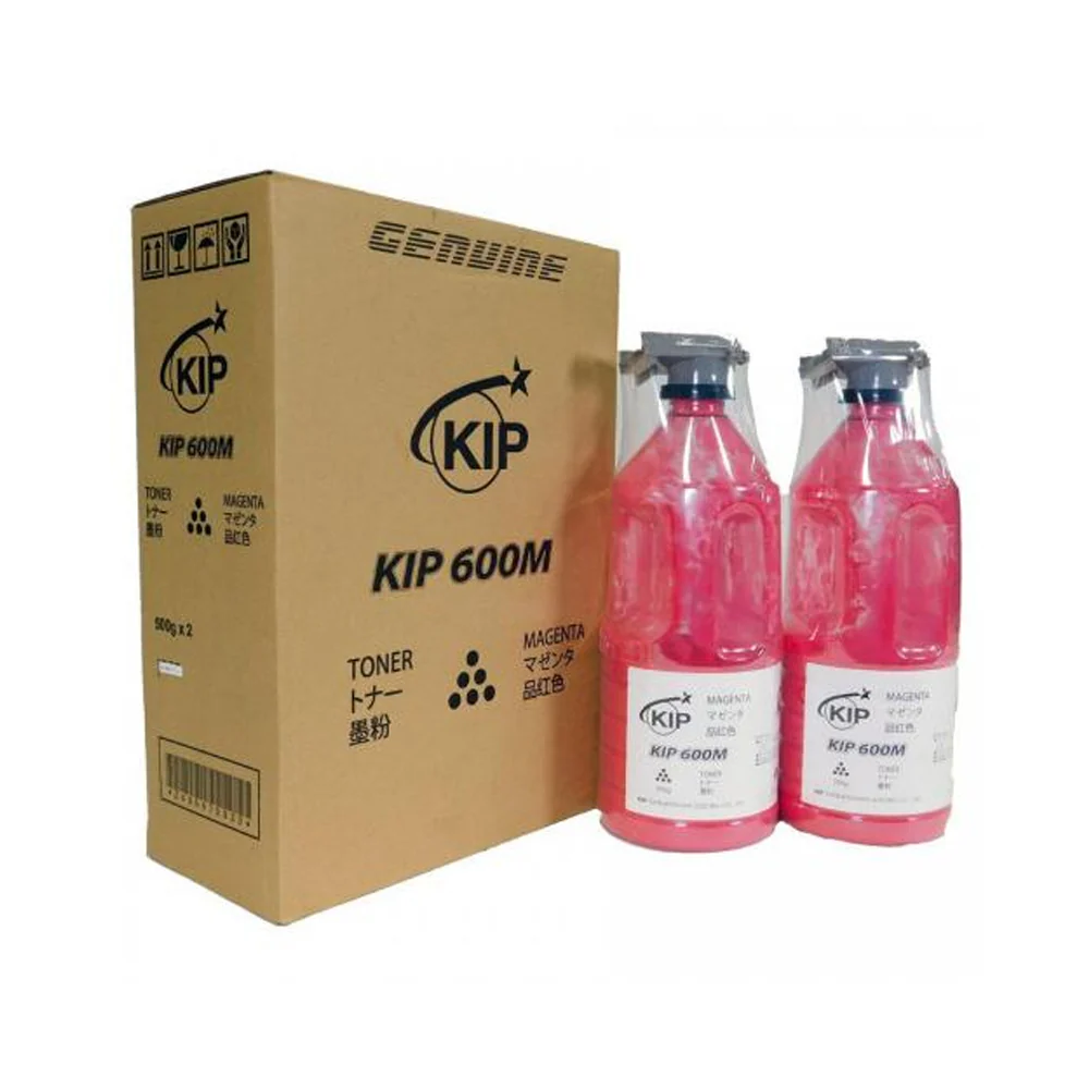 KIP 600/700C Series Magenta Toner - 500 Gram Cartridges (2 Per Box)