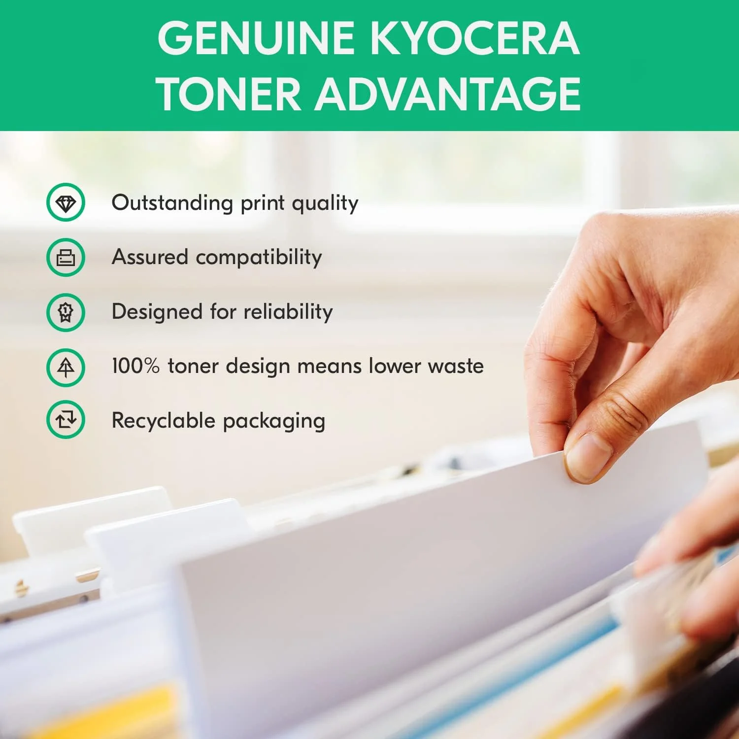 Genuine Kyocera TK-5382Y (1T02Z0AUS0) Yellow Toner Cartridge - Image 3