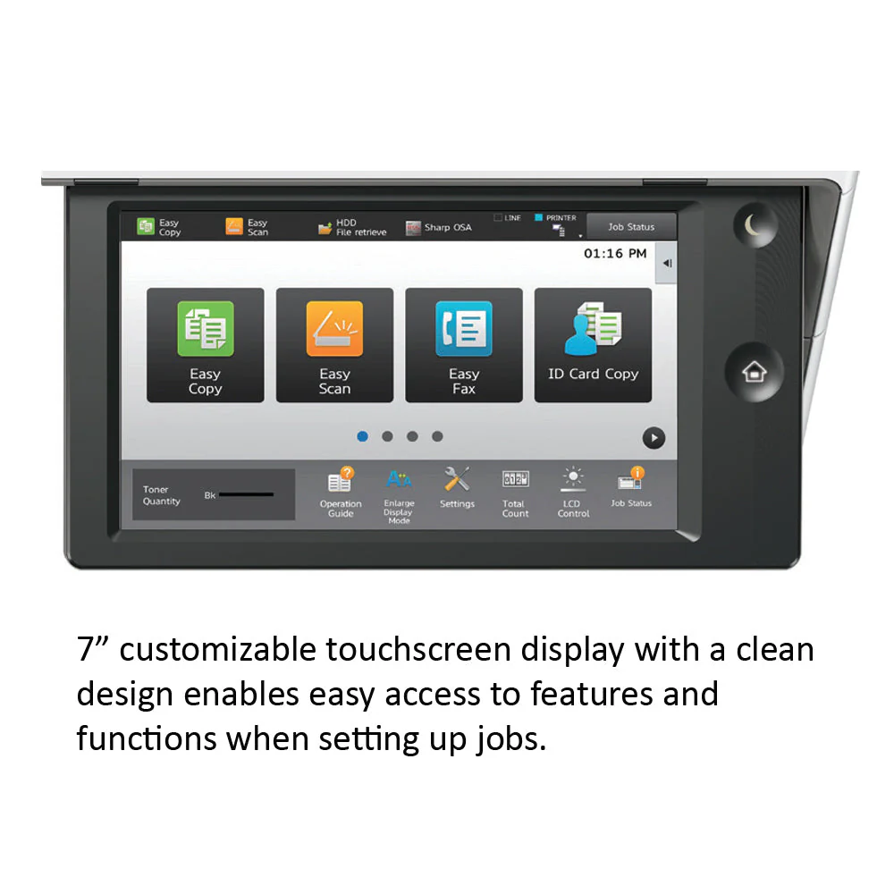 Sharp MX-B376W A4 Mono Laser Multifunction Printer - Image 3
