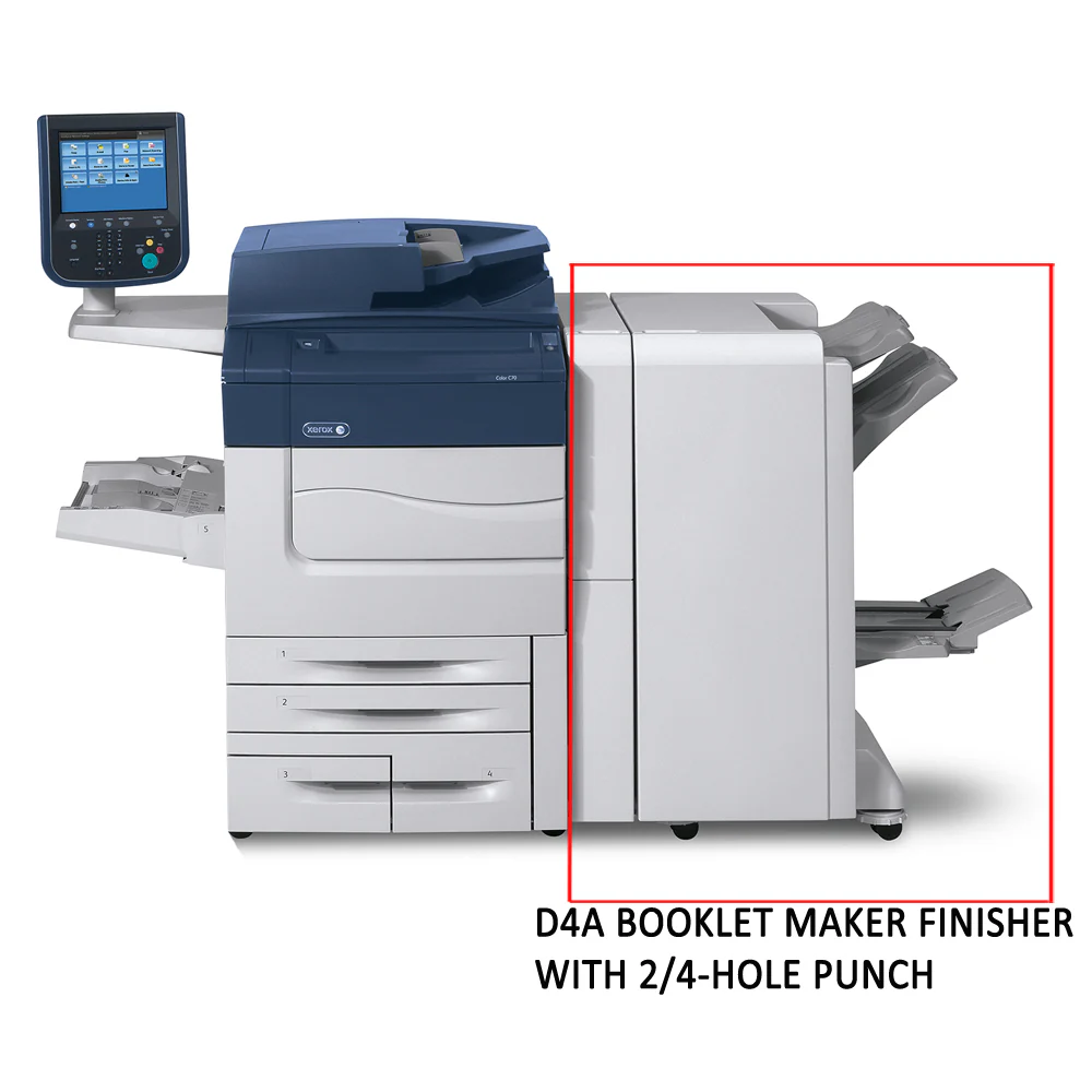 Xerox D4A BR Booklet Maker Finisher with 2/3 Hole Punch - Image 2