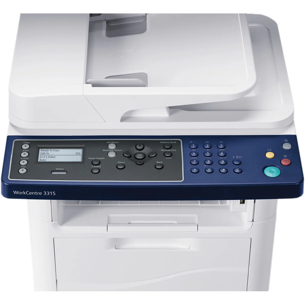 Xerox Workcentre 3315DN A4 Mono Laser Multifunction Printer - Image 4